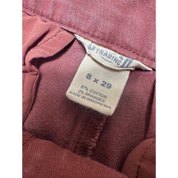 Duluth Trading Women's Stretch Pants Brick Red Size 8x29 - Picture 5 of 11